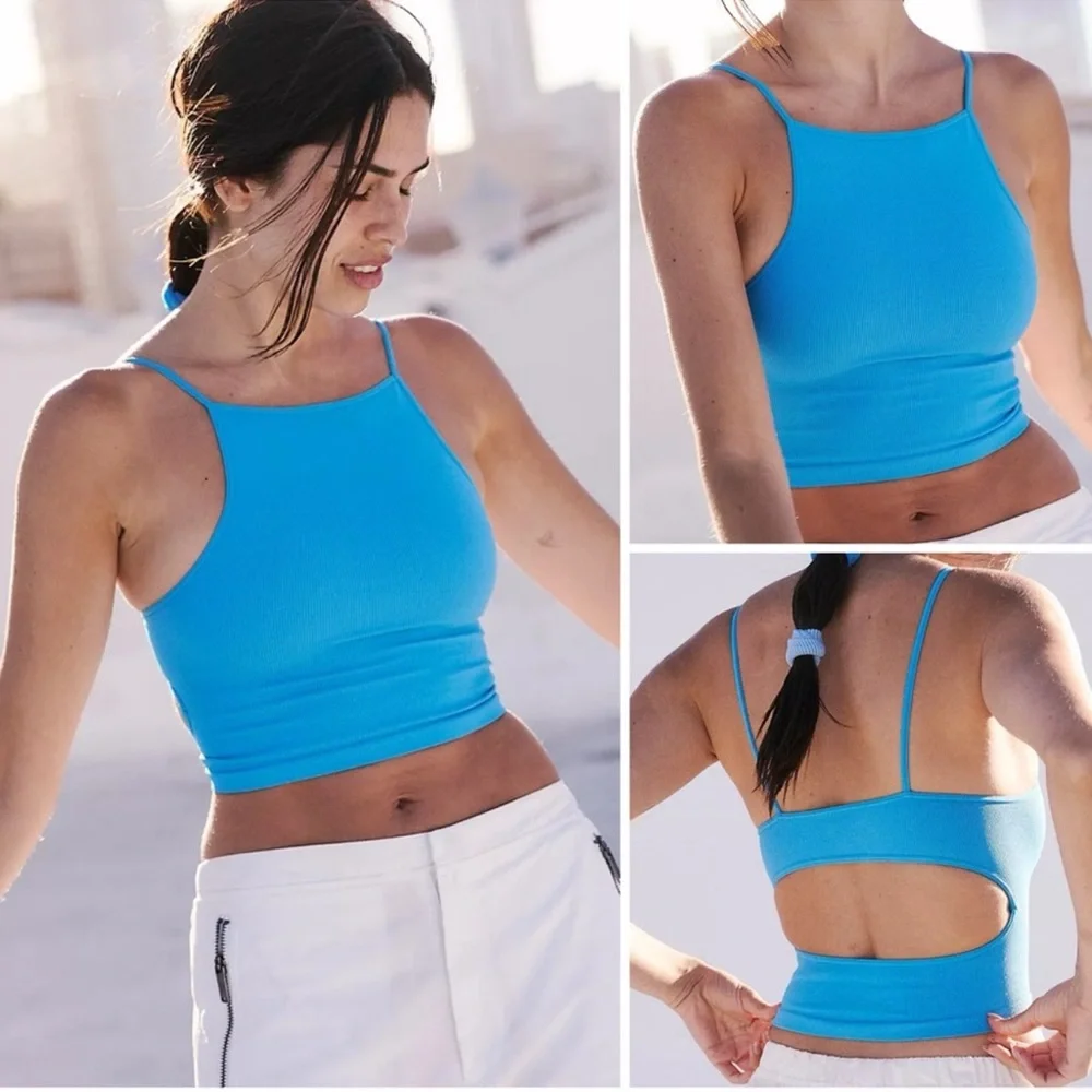 NWOT 🌵Free People🌵 Movement Tighten Up Cutout Tank